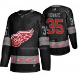 Maglia Hockey Detroit Red Wings Jimmy Howard Breakaway Nero