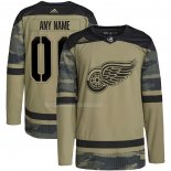 Maglia Hockey Detroit Red Wings Personalizzate Military Appreciation Team Autentico Practice Camuffamento