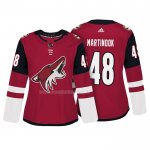 Maglia Hockey Donna Arizona Coyotes Jordan Martinook Autentico Giocatore Rosso
