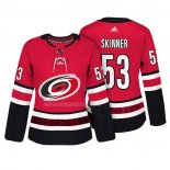 Maglia Hockey Donna Carolina Hurricanes Jeff Skinner Autentico Giocatore Rosso