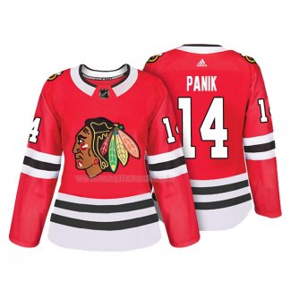 Maglia Hockey Donna Chicago Blackhawks Richard Panik Autentico Giocatore Rosso