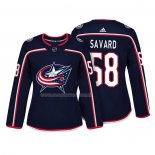 Maglia Hockey Donna Columbus Blue Jackets David Savard Autentico Giocatore Blu