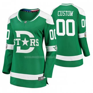 Maglia Hockey Donna Dallas Stars Personalizzate Breakaway Giocatore 2020 Winter Classic Verde