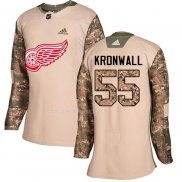 Maglia Hockey Donna Detroit Red Wings Niklas Kronwall Autentico 2017 Veterans Day Camuffamento