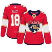 Maglia Hockey Donna Florida Panthers Micheal Haley Adizero Giocatore Home Rosso
