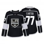 Maglia Hockey Donna Los Angeles Kings Jeff Carter Autentico Giocatore Nero