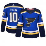 Maglia Hockey Donna St. Louis Blues Brayden Schenn Autentico Giocatore Blu