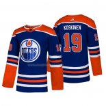 Maglia Hockey Edmonton Oilers Mikko Koskinen Alternato Autentico Blu