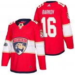 Maglia Hockey Florida Panthers Aleksander Barkov Autentico Home 2018 Rosso