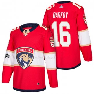Maglia Hockey Florida Panthers Aleksander Barkov Autentico Home 2018 Rosso
