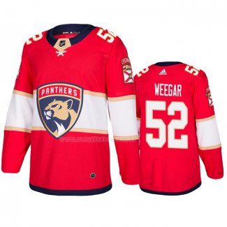 Maglia Hockey Florida Panthers Mackenzie Weegar Home Autentico Rosso