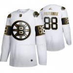 Maglia Hockey Golden Edition Boston Bruins David Pastrnak Limited Bianco