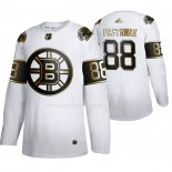 Maglia Hockey Golden Edition Boston Bruins David Pastrnak Limited Bianco