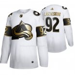 Maglia Hockey Golden Edition Colorado Avalanche Gabriel Landeskog Limited Bianco