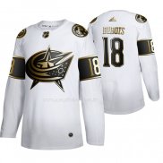 Maglia Hockey Golden Edition Columbus Blue Jackets Pierre Luc Dubois Autentico Bianco