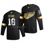 Maglia Hockey Golden Edition Detroit Red Wings Marc Staal Limited Autentico 2020-21 Nero