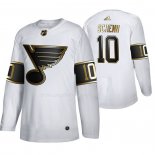 Maglia Hockey Golden Edition St. Louis Blues Brayden Schenn Autentico Bianco