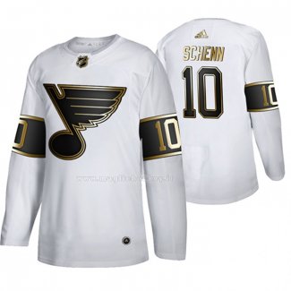 Maglia Hockey Golden Edition St. Louis Blues Brayden Schenn Autentico Bianco