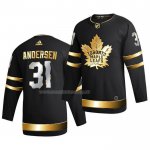 Maglia Hockey Golden Edition Toronto Maple Leafs Frederik Andersen Limited Autentico 2020-21 Nero