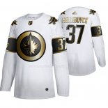 Maglia Hockey Golden Edition Winnipeg Jets Connor Hellebuyck Limited Bianco