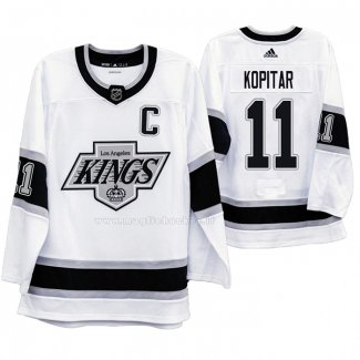 Maglia Hockey Los Angeles Kings Anze Kopitar Heritage Throwback Bianco