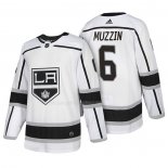 Maglia Hockey Los Angeles Kings Jake Muzzin Autentico Away 2018 Bianco
