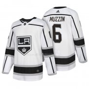 Maglia Hockey Los Angeles Kings Jake Muzzin Autentico Away 2018 Bianco