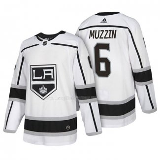 Maglia Hockey Los Angeles Kings Jake Muzzin Autentico Away 2018 Bianco