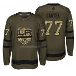 Maglia Hockey Los Angeles Kings Jeff Carter Salute To Service Verde Militare