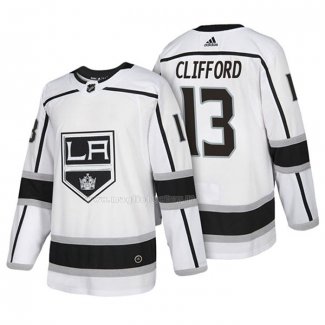 Maglia Hockey Los Angeles Kings Kyle Clifford Autentico Away 2018 Bianco
