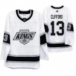 Maglia Hockey Los Angeles Kings Kyle Clifford Heritage Throwback Bianco