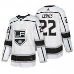 Maglia Hockey Los Angeles Kings Trevor Lewis Autentico Away 2018 Bianco