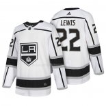Maglia Hockey Los Angeles Kings Trevor Lewis Autentico Away 2018 Bianco
