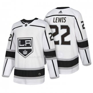 Maglia Hockey Los Angeles Kings Trevor Lewis Autentico Away 2018 Bianco