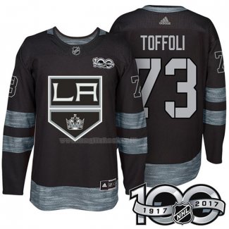Maglia Hockey Los Angeles Kings Tyler Toffoli 1917-2017 100th Anniversario Nero