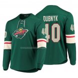 Maglia Hockey Minnesota Wild Devan Dubnyk Platinum Verde