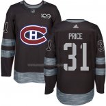 Maglia Hockey Montreal Canadiens Carey Price 1917-2017 100th Anniversario Nero