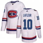 Maglia Hockey Montreal Canadiens Guy Lafleur Autentico 2017 100 Classic Bianco