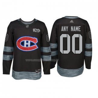 Maglia Hockey Montreal Canadiens Personalizzate Nero