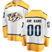 Maglia Hockey Nashville Predators Personalizzate Away Bianco