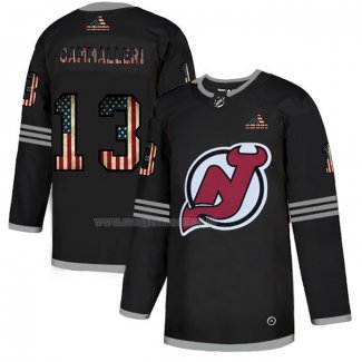 Maglia Hockey New Jersey Devils Cammalleri 2020 USA Flag Nero