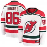 Maglia Hockey New Jersey Devils Jack Hughes Premier Breakaway 2022-23 Bianco