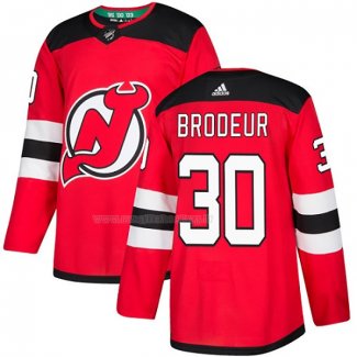Maglia Hockey New Jersey Devils Martin Brodeur Home Autentico Rosso
