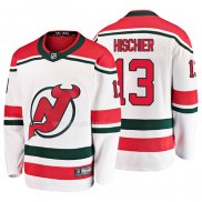Maglia Hockey New Jersey Devils Nico Hischier Alternato Breakaway Bianco