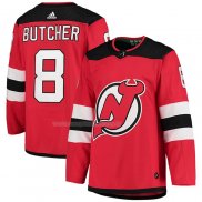 Maglia Hockey New Jersey Devils Will Butcher Home Autentico Rosso