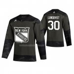 Maglia Hockey New York Rangers Henrik Lundqvist 2019 Veterans Day Camuffamento