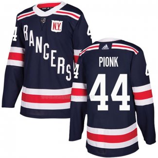 Maglia Hockey New York Rangers Neal Pionk 2018 Winter Classic Blu