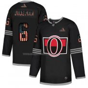 Maglia Hockey Ottawa Senators Chris Wideman 2020 USA Flag Nero