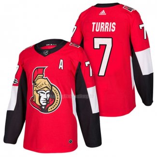 Maglia Hockey Ottawa Senators Kyle Turris Autentico Home 2018 Rosso