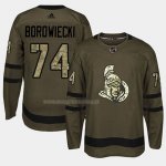 Maglia Hockey Ottawa Senators Mark Borowiecki 2018 Salute To Service Verde Militare